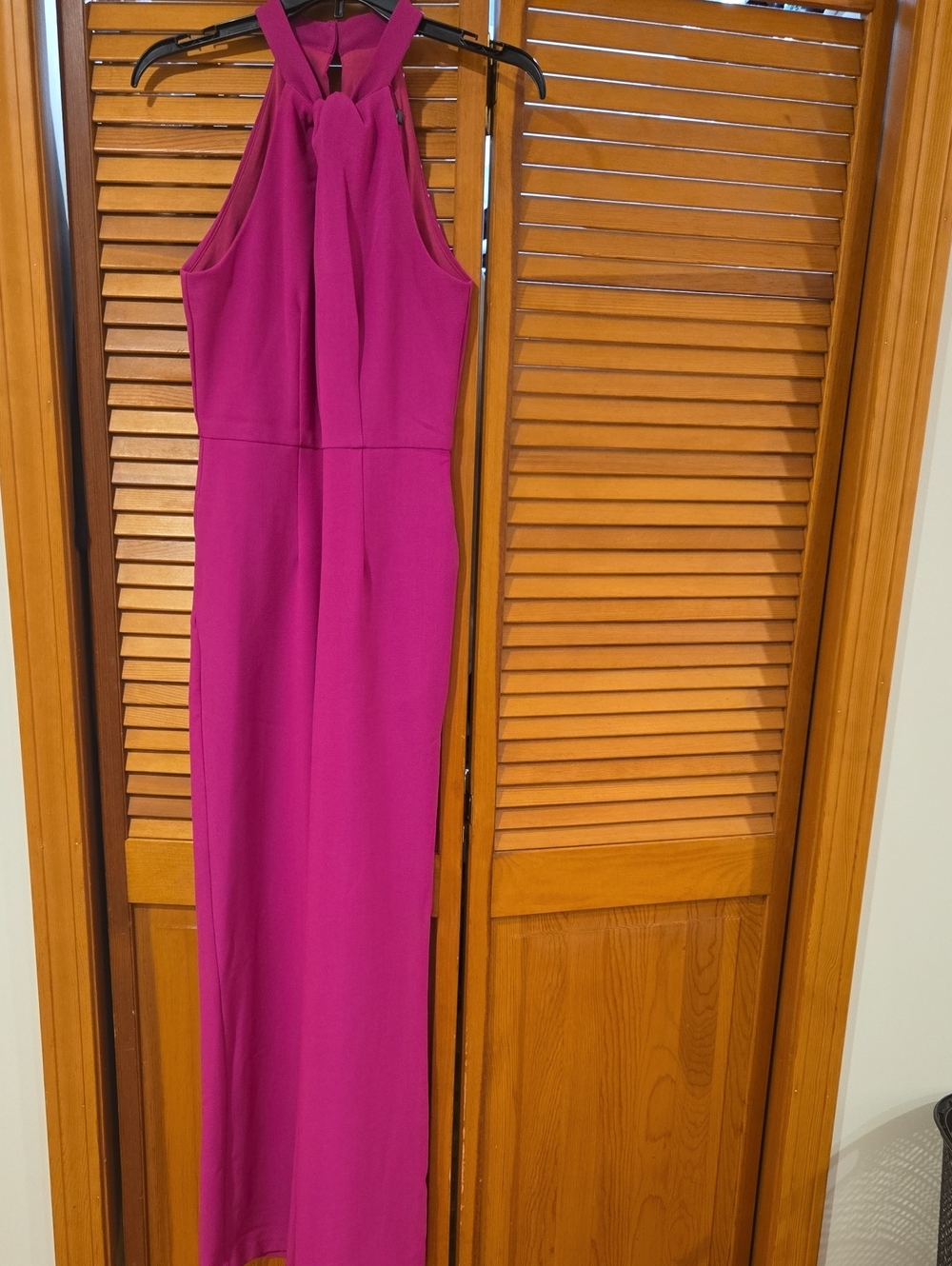 Magenta Halter Jumpsuit Women